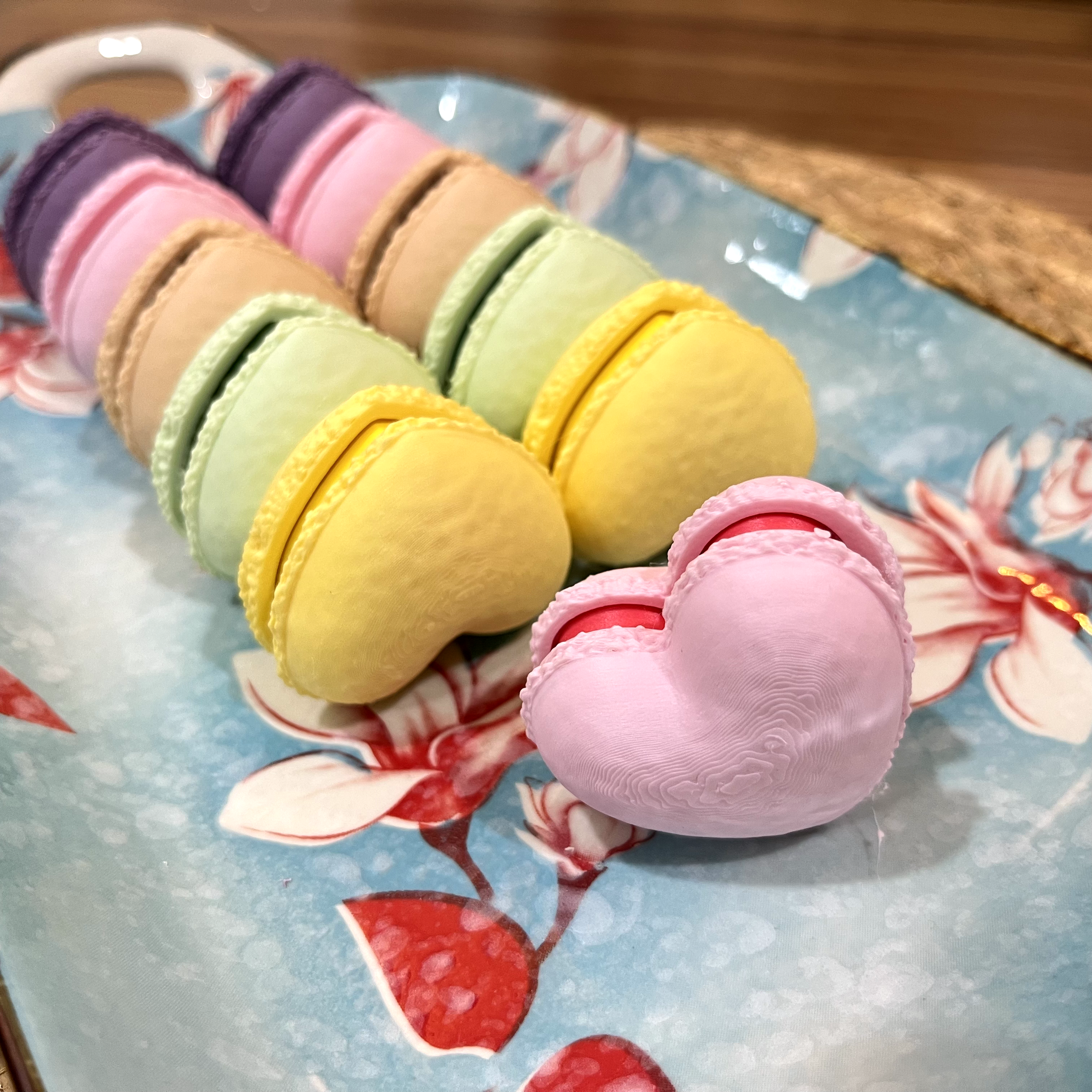 Heart Macaron Fidget Clicker