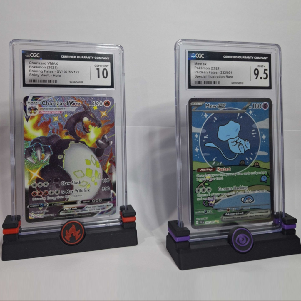 Trading Card Display Stand Pokemon Themed