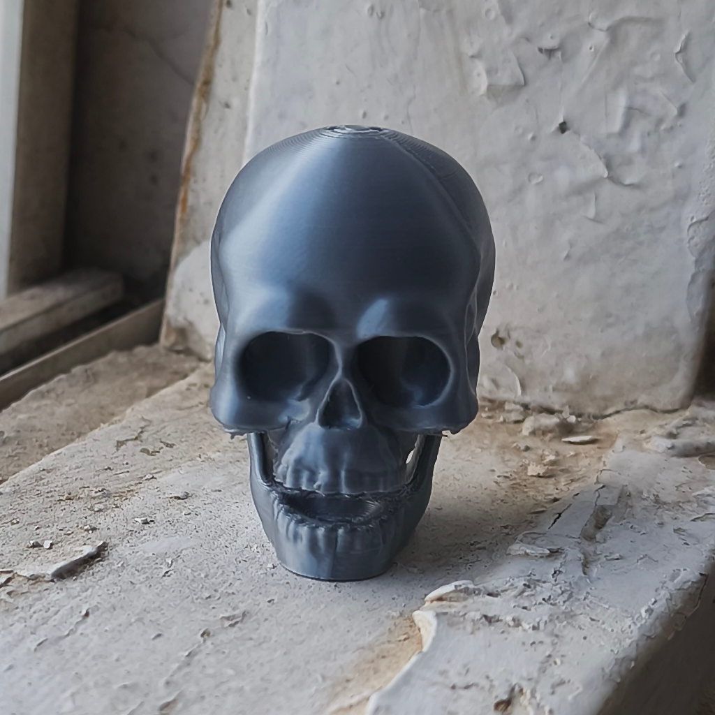 3d Skull Fidget Clicker